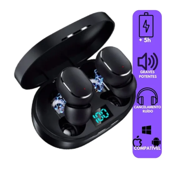 Fone De Ouvido Bluetooth Sem Fio Tws Microfone Todos Celular - Imagem 6