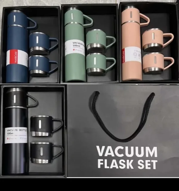 Garrafa Térmica 500ml Com Xícara Café Chá a Vácuo