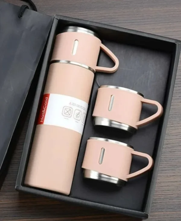 Garrafa Térmica 500ml Com Xícara Café Chá a Vácuo - Imagem 7