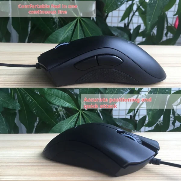 Razer Deathadder Viper Standard Edition 6400 Wired Gaming mouse New esports LOL - Imagem 12